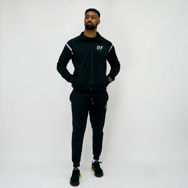 DF- Men Black Tracksuit – Duexfit